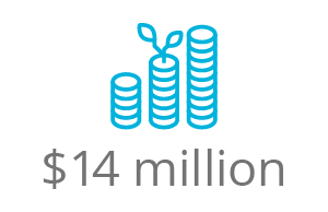 14million 14 million investment