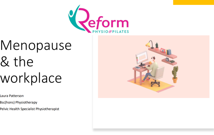 Menopause Awareness Month workshop at the wood foundation