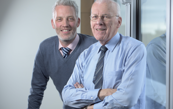 Sir Ian Wood steps back as The Wood Foundation's Chairman after 18 years. Son Garreth Wood takes over.